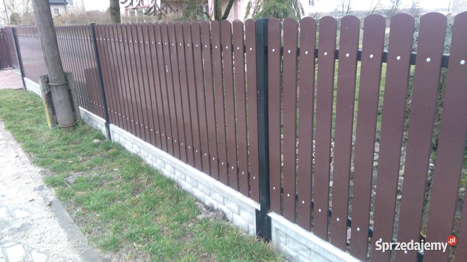 Sztachety metalowe ocynkowane malowane proszkowo ocynk Kiełczygłów