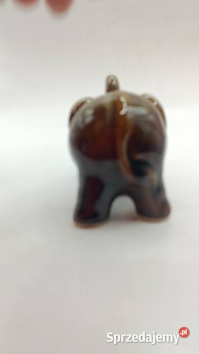 Figurka brązowego słonia Zamość