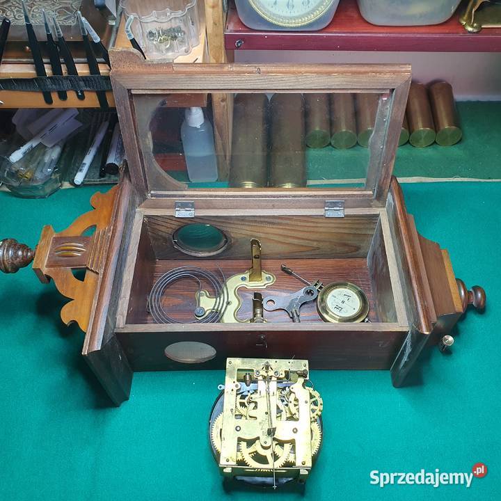 Sprawna miniatura eklektyczna Junghans Wrocław