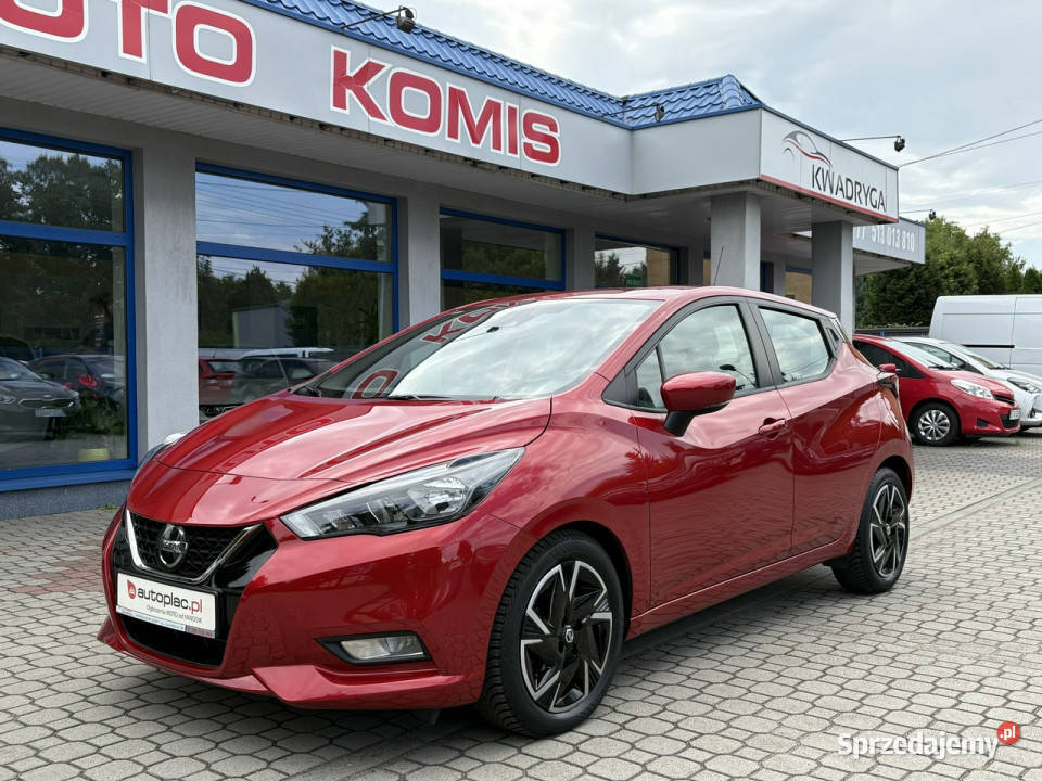 Nissan Micra nowy Automat Perła 11 Gwarancja K14 kurtyny powietrzne Micra śląskie Tarnowskie Góry