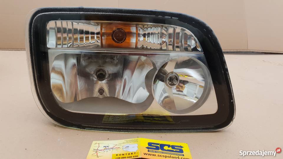 MERCEDES ACTROS MP2 LAMPA REFLEKTOR PRAWY PRZÓD Oświetlenie lubuskie Bieleń