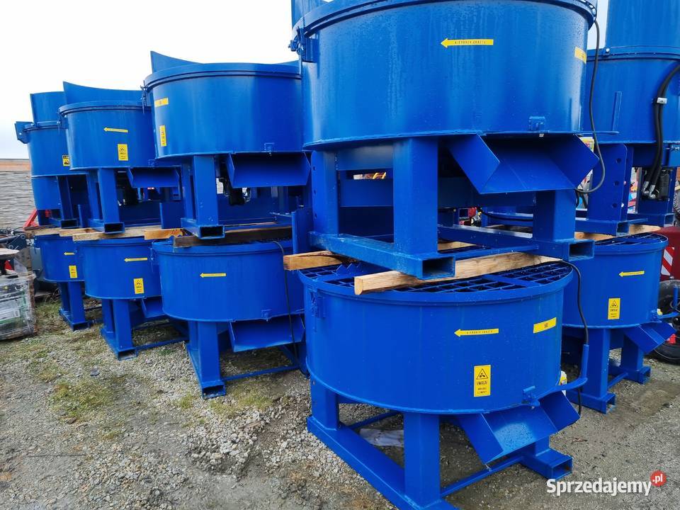Betoniarka hydrauliczna okrągła 600L