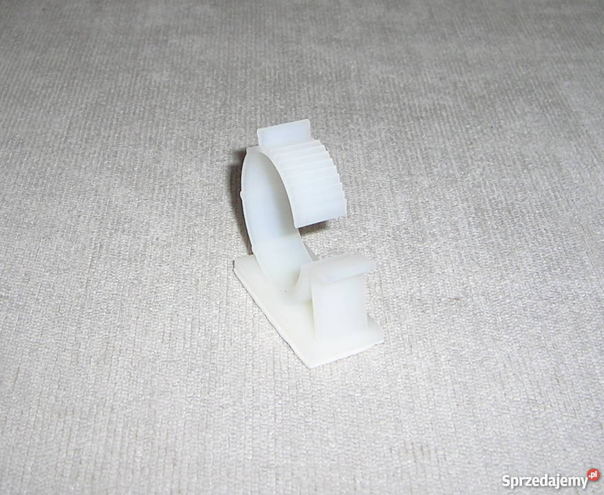 uchwyt kabli samoprzylepny biały 119143mm 10 Elektryka i akcesoria Wyszków