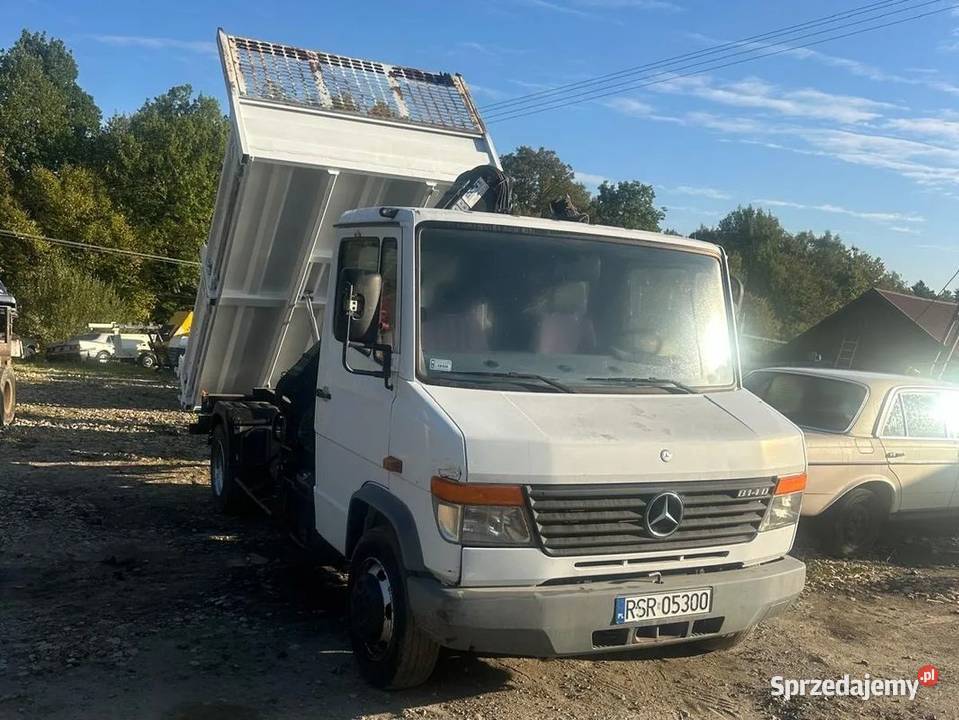 Wywrotka MERCEDES Vario HDS HIAB 055 Duo Łyżka z Tymowa