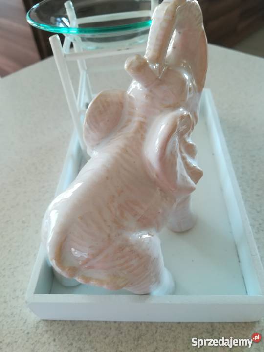 Lampka zapachowa dekoracja ozdoba słoń ceramika Zamość sprzedam