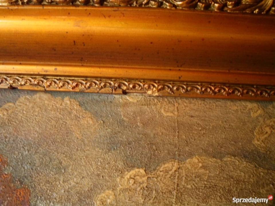 ANTYK Stary obraz olejny sygnowany KGoetze 48 Kraków