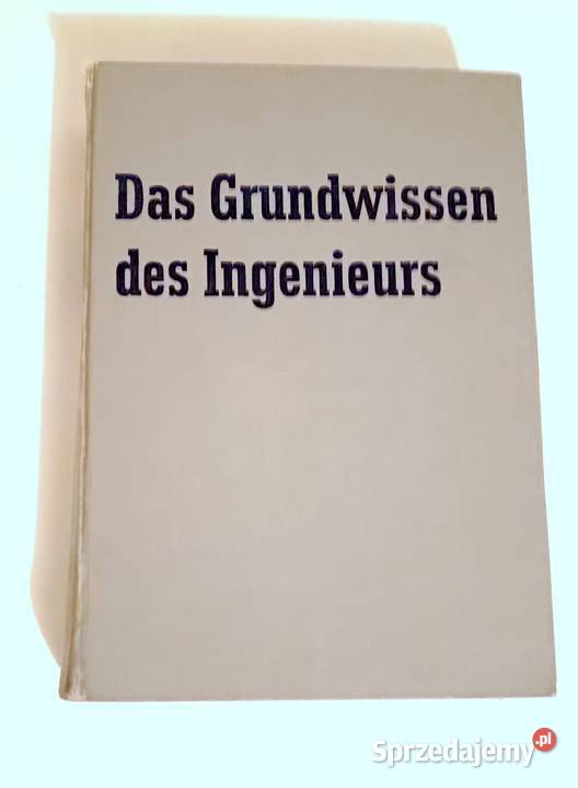 Stara niemiecka książka techniczna Das wielkopolskie Leszno sprzedam