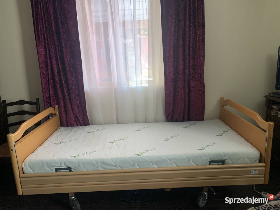 Łóżko medyczne na pilota