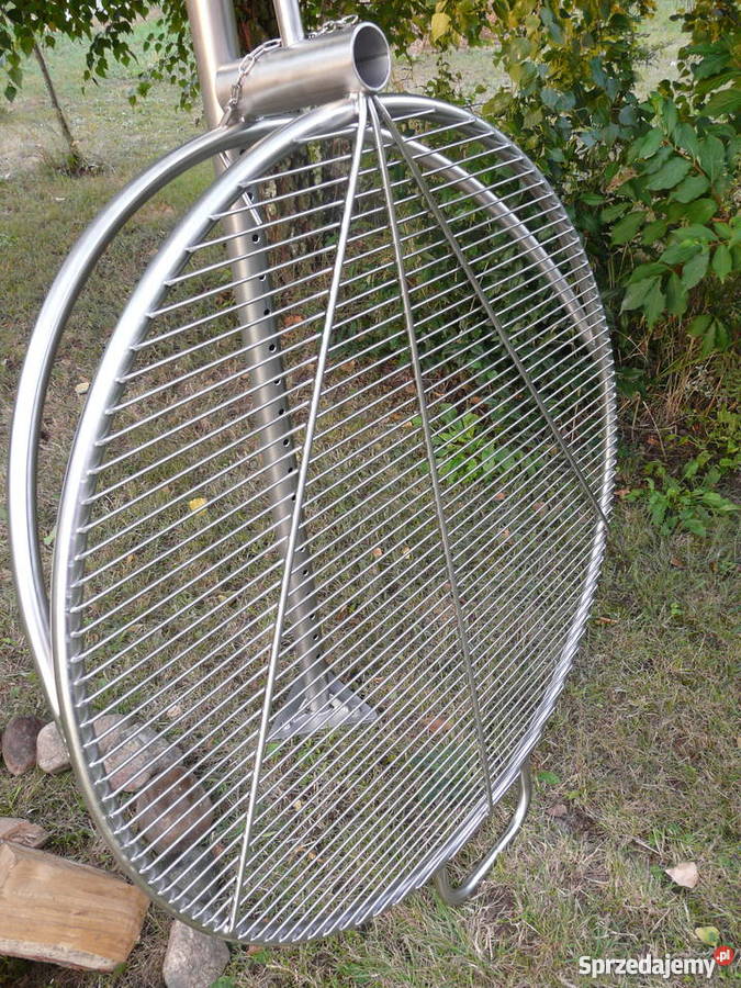 Ruszt nierdzewny ze stopą Grillowanie Jutrosin