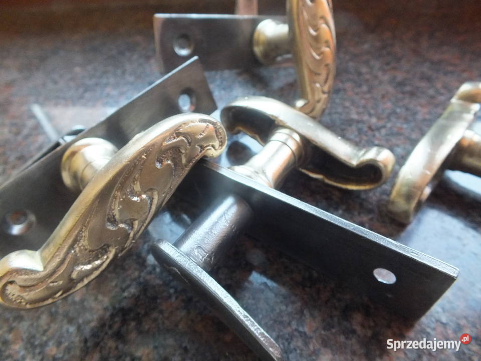 Stare klamki okienneokoło 1930 piękne 5 Bielawa