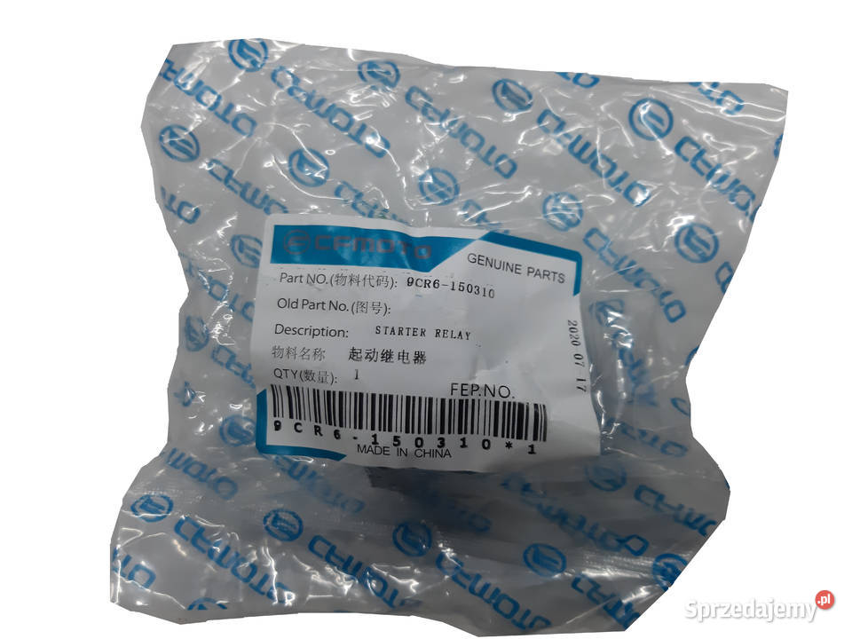 Przekaźnik rozrusznika cfmoto cforce 450 520 550 Układ elektryczny, zapłon Gostynin sprzedam