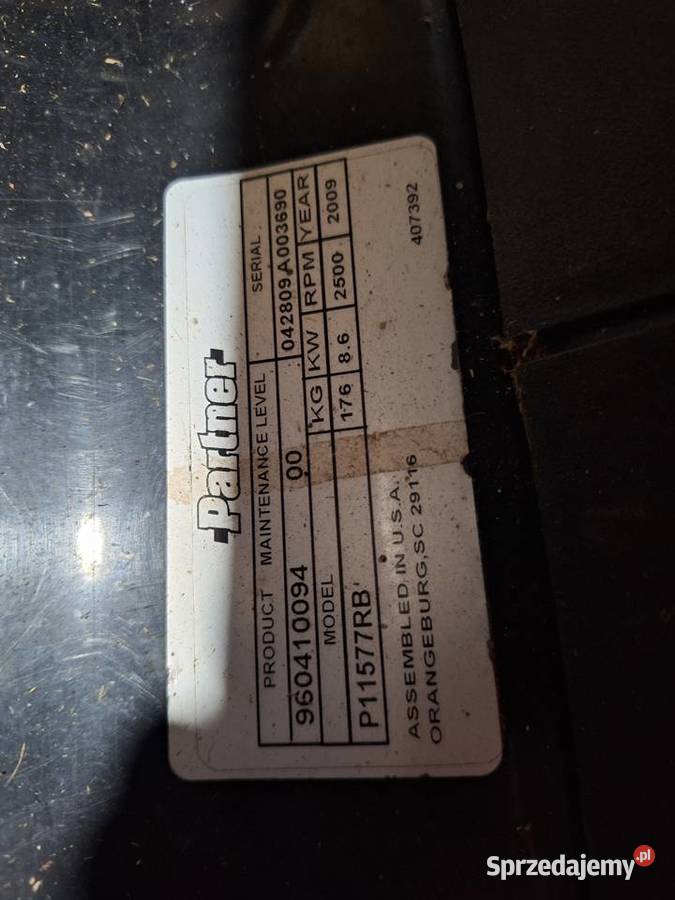 traktore kosiarka Partner z koszem Szczecinek