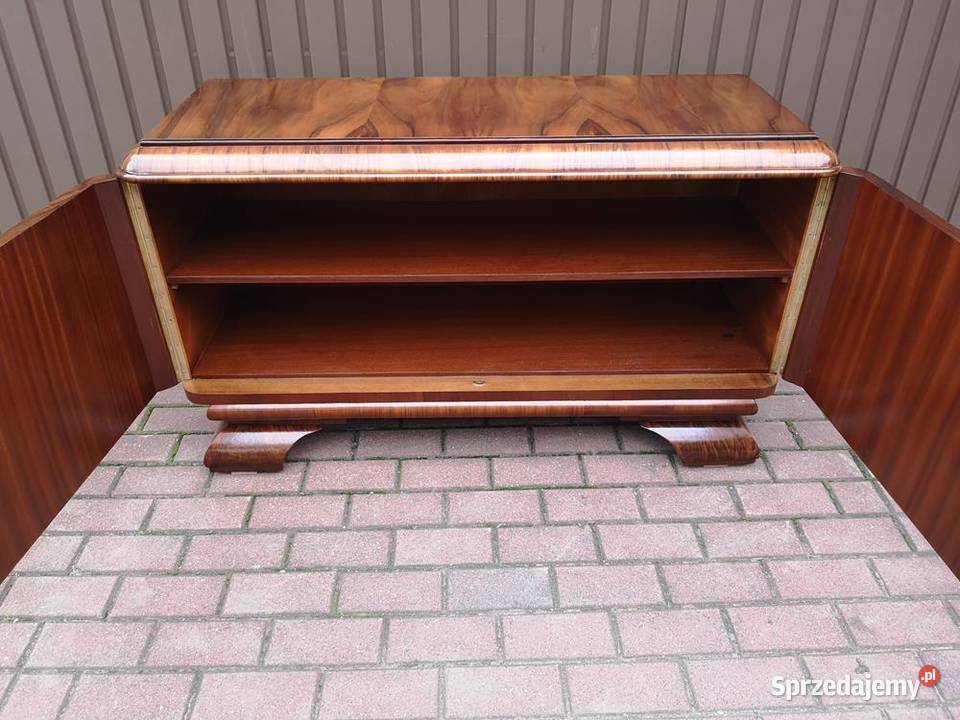 Komoda ARTDECO Orzech RTV Niska 127 Zgrabna Swarzędz
