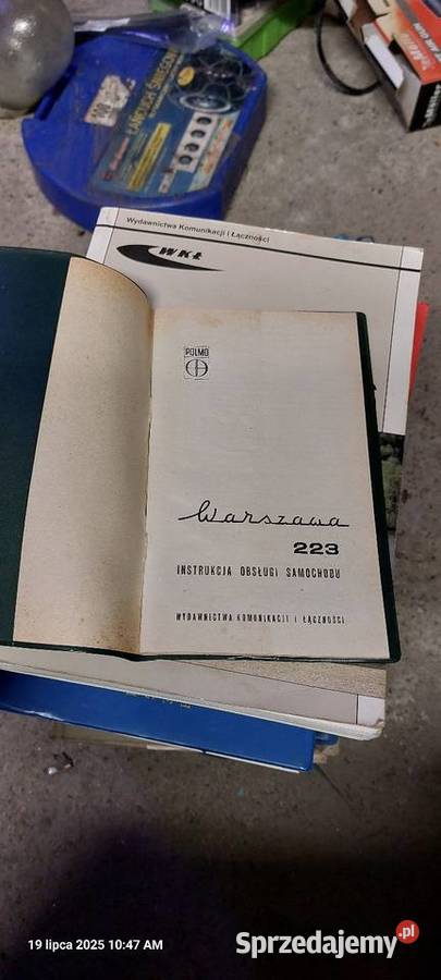 Instrukcja obsługi FSO Warszawa 223 Poradniki, albumy i reportaże