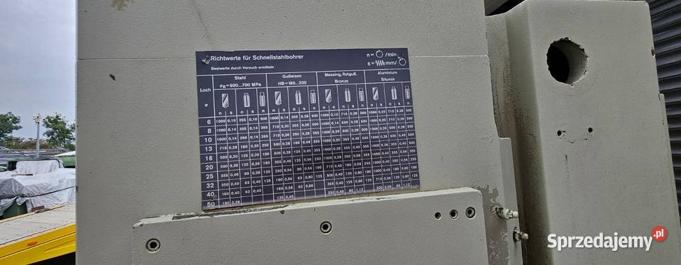 Wiertarka kolumnowa WMW SABO Standard 40 Karsin