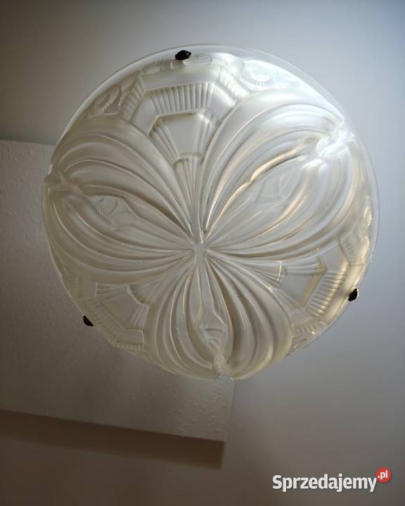 Lampa Art Deco Francja lata 30 H Mouynet vintage Kalisz