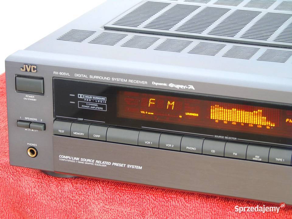 Amplituner JVC RX805 korektor graficzny 320 wat Amplitunery podkarpackie