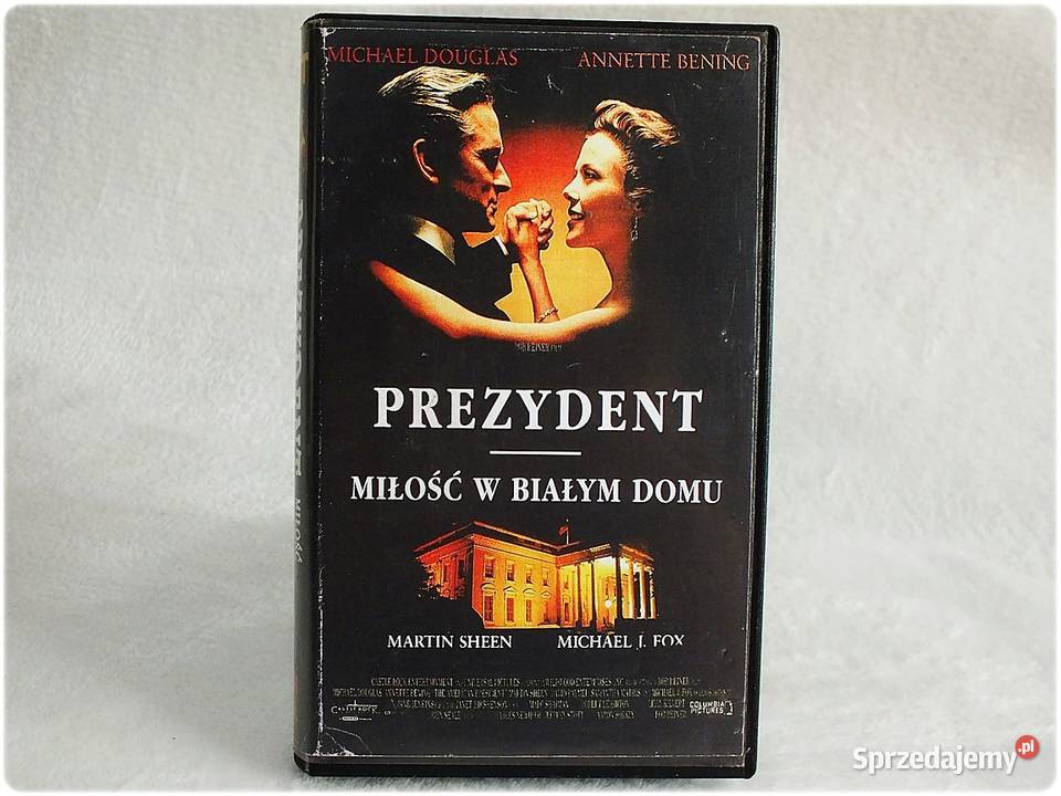Kaseta VHS PREZYDENT Miłość w Białym Domu Film Żary