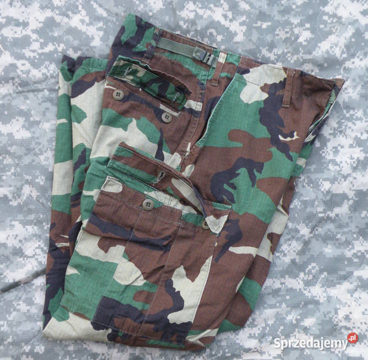 Spodnie bdu TRUSPEC woodland cotton small Wrocław sprzedam