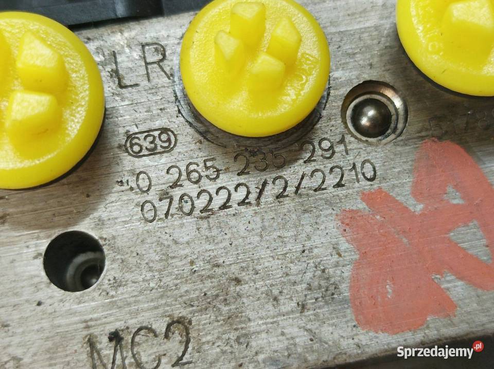 POMPA ABS 51789679 0265235291 0265950670 Fiat Układ ABS i ESP