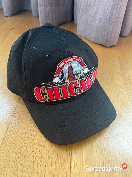Czapka z daszkiem Chicago snapback haft Nakrycia głowy Krzynowłoga Mała