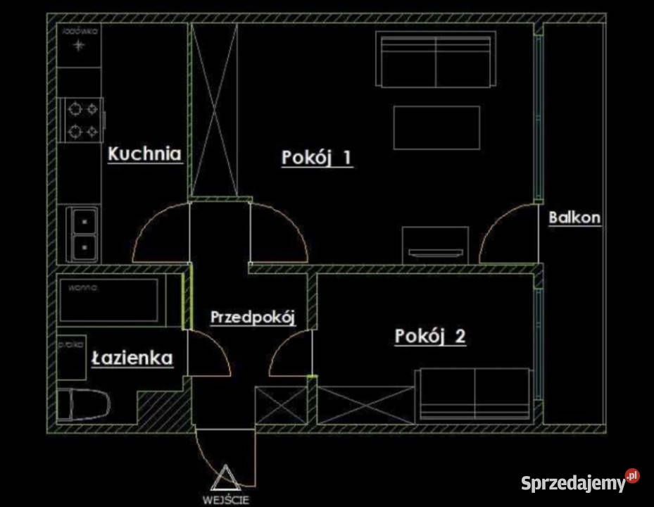 2 pokoje Wola 343m2 Warszawa sprzedam