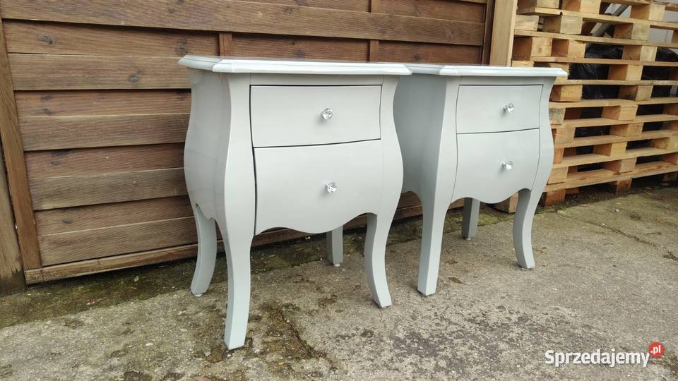 Szafka nocna bombka glamour Komplet 2 sztuki Nocne Warszawa