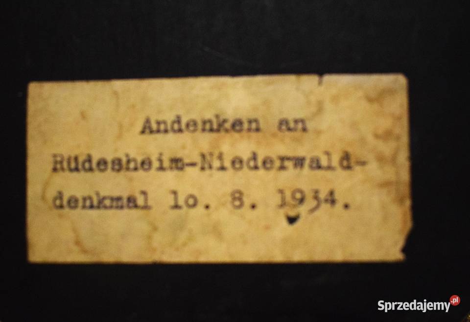 Ozdoba ścienna z 1934 roku Pomnik Narodowy Chełmno