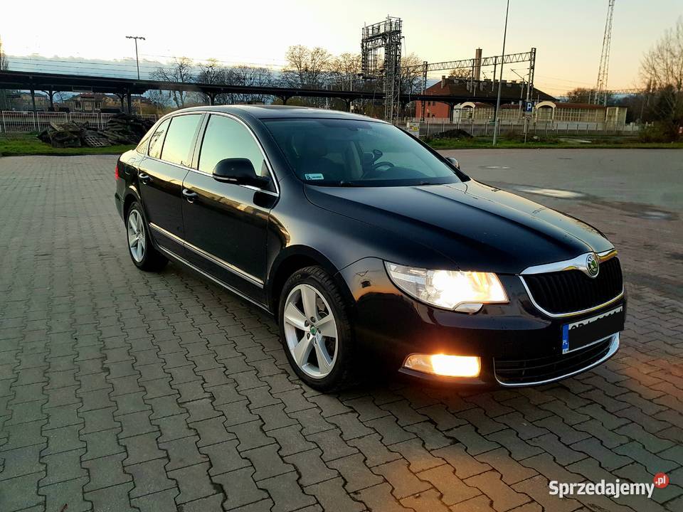 koda Superb Skoda Superb II Platinium 20 tdi DSG immobilizer Samochody osobowe