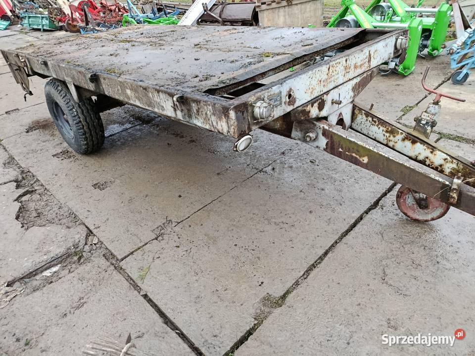 Rama podwójna z rozrzutnika na przyczepę kiper Limanowa