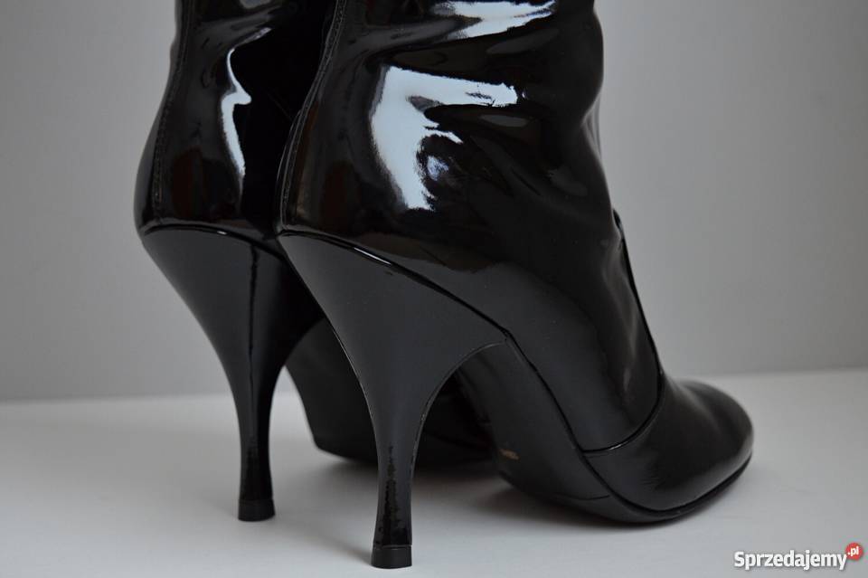 SEXY kozaki BCBG Girls lakierowana SKÓRA 24.8cm podlaskie Białystok sprzedam