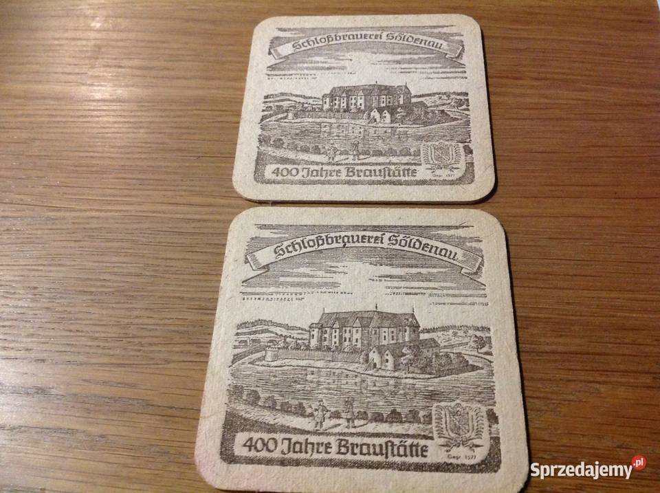 Stara Podkładka pod Piwo Schlosbrauerei Sldenau Nowa Sól