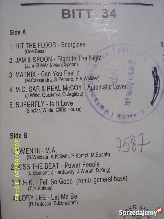 DANCE kaseta BITT 34MR JACK PLUTA Wołów