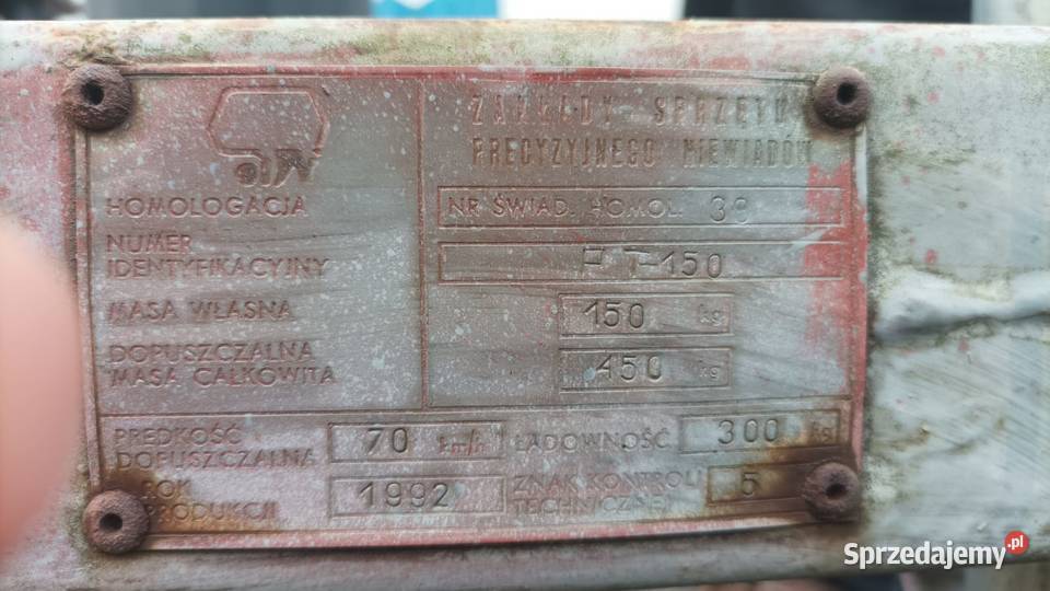 Przyczepka podłodziowa samochodowa OPOLE opolskie
