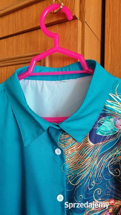 Bluzka koszulowa nowa XXL długi Zawory