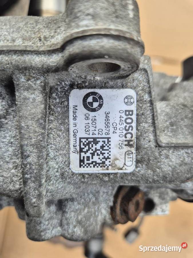 BMW N47 20D Wtryski pompa listwa Rok produkcji 2016 Wtryskiwacze Jelenia Góra