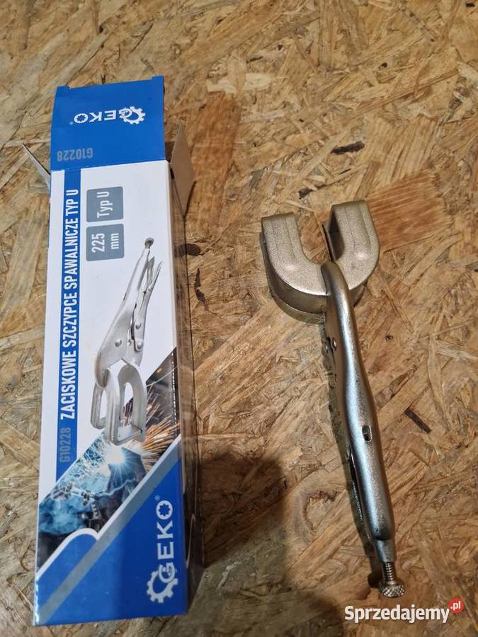 Zaciskowe szczypce spawalnicze 225mm typ U wielkopolskie