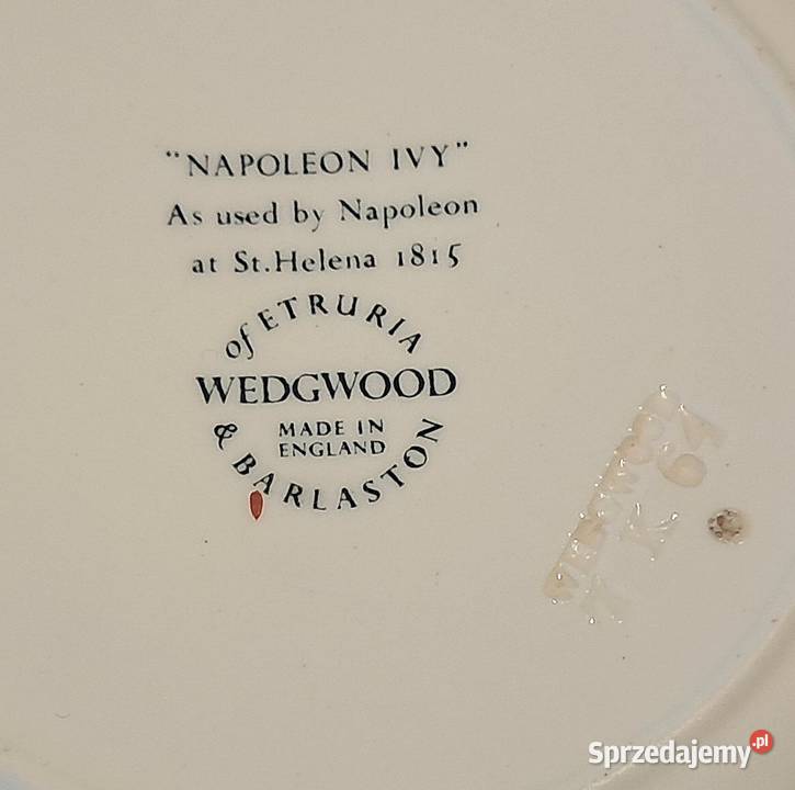 Oryginalny komplet 6 talerzyków Wedgwood Strzelce Krajeńskie