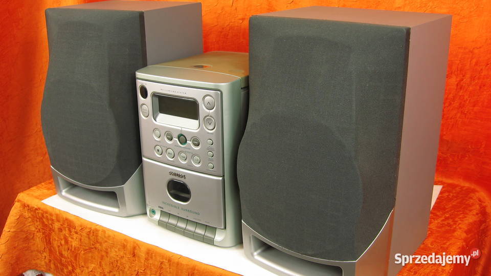 WIEŻA PHILIPS MC115 KOLUMNY GŁOŚNIKI wzmacniacz Świebodzice
