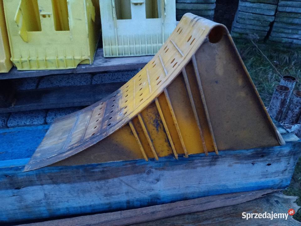 Klin pod kolo żółty naczepa tir Zaborowice