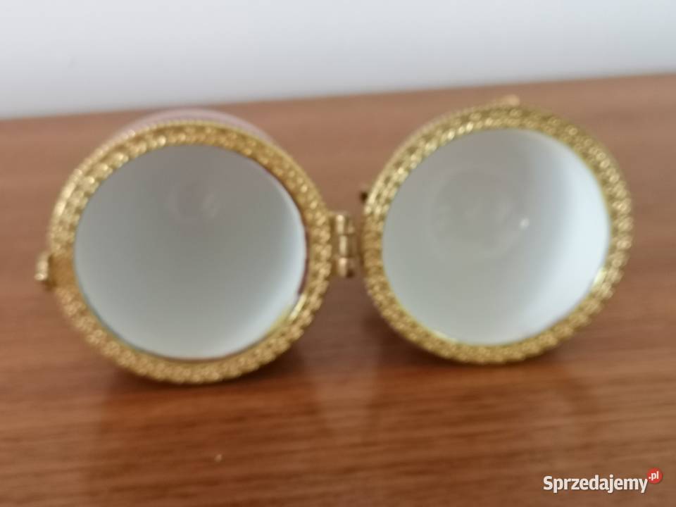 Jajko szkatułka porcelana vintage kujawsko-pomorskie Toruń