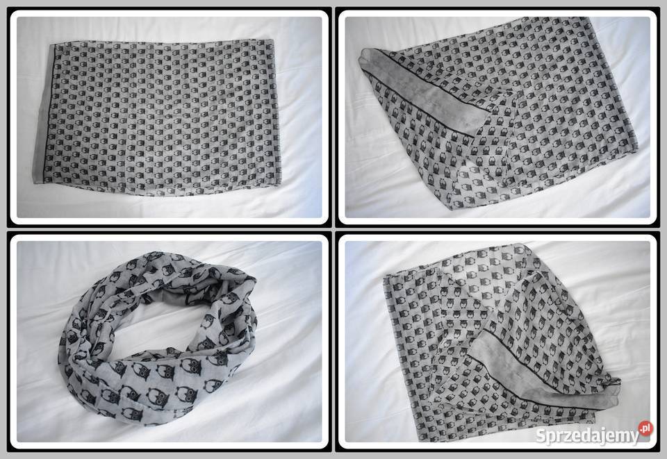 Zestaw chust szali kominów 5 sztuk kolorowe Dla kobiet mazowieckie Płock