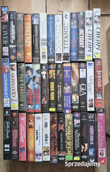 Sprzedam kasety vhs różne gatunki filmowe
