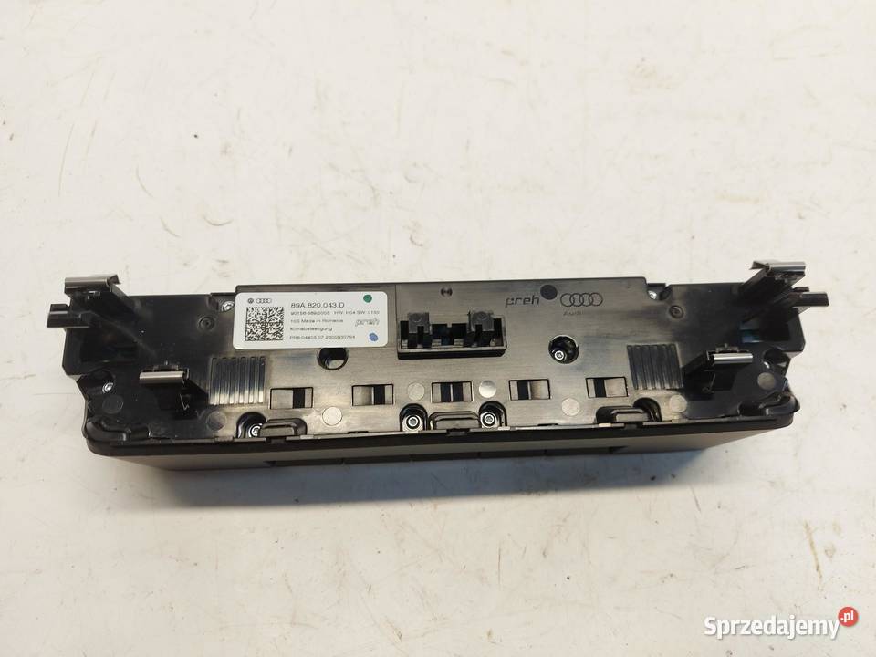 Audi Q4 ETRON 89A 89E PANEL KLIMATYZACJI GRZANE