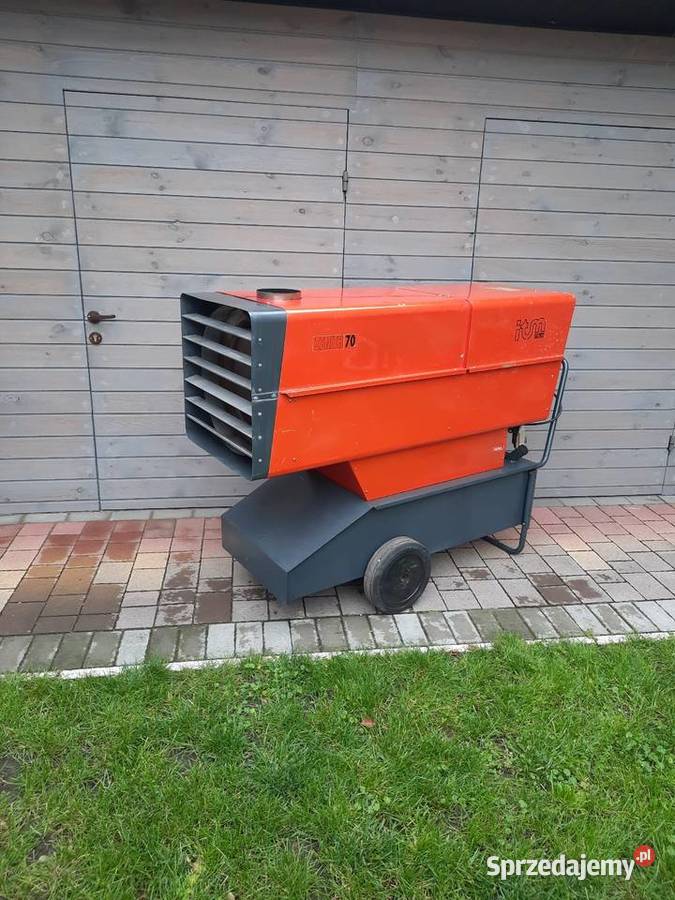 Nagrzewnica powietrza olejowa z kominem 75kw Bojanowo