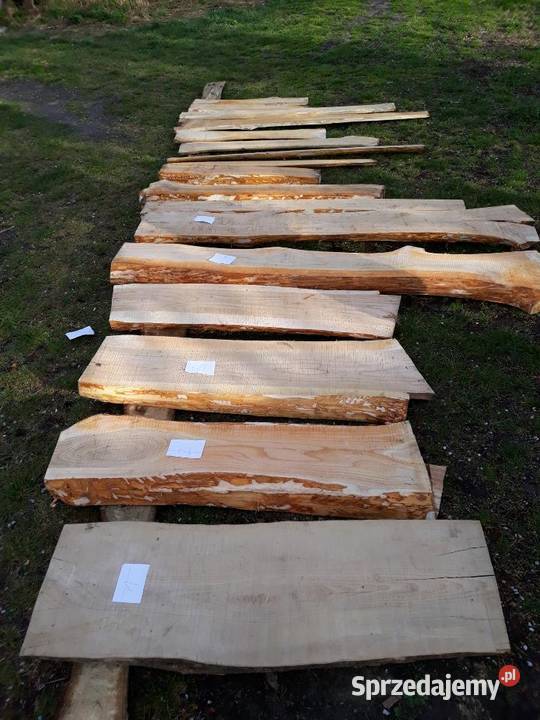 Deski brusy tarcica foszty wiśnia wiśniowe Susiec