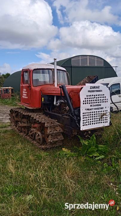 ciągnik gąsienicowy dt 75 det 75 spycharka spych nie