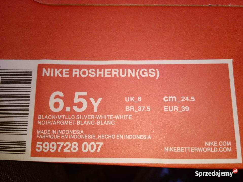 Buty sportowe Nike rozmiar 375 damskie nowe Mińsk Mazowiecki
