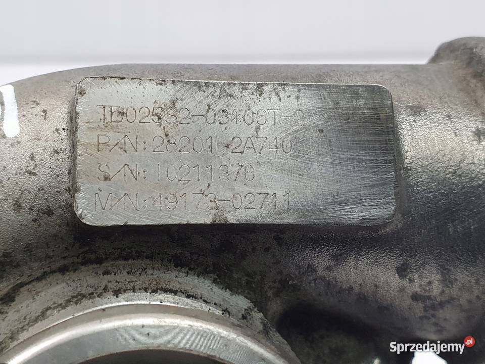 TURBOSPRĘŻARKA Kia Ceed 16 CRDI 282012A74U Chełm