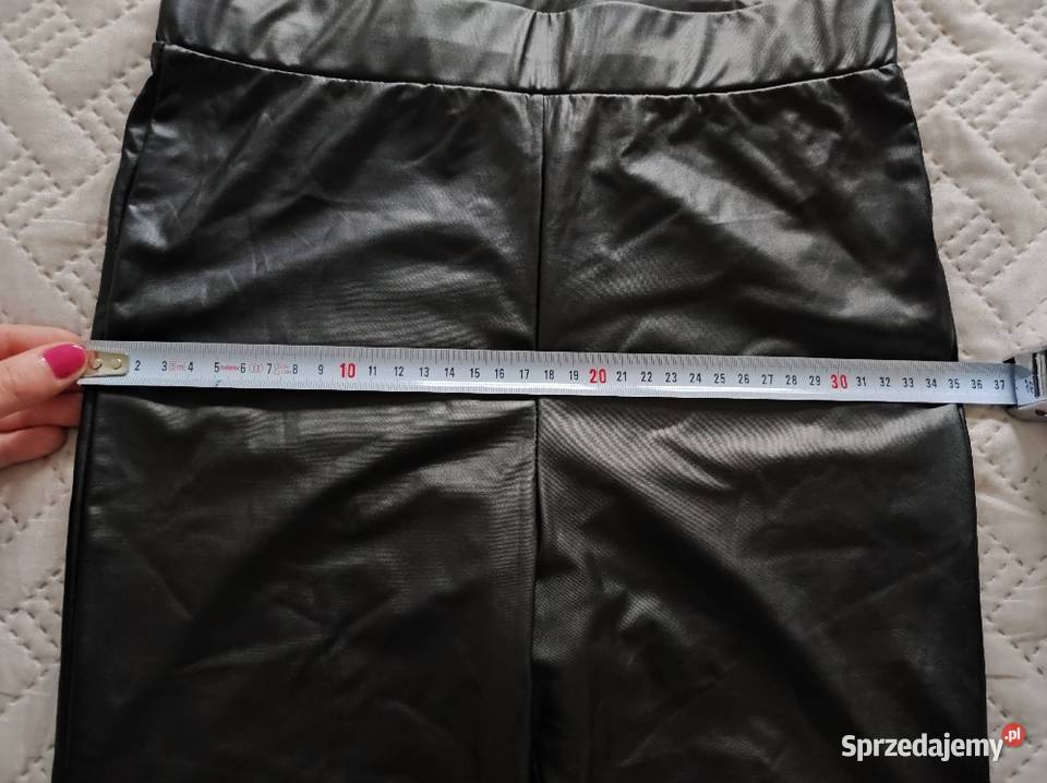 spodnie legginsy skórzane zara Biała Podlaska